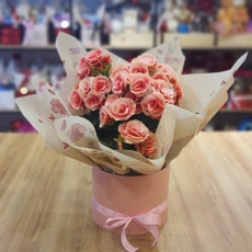 Box Com Beg�nia Rosa